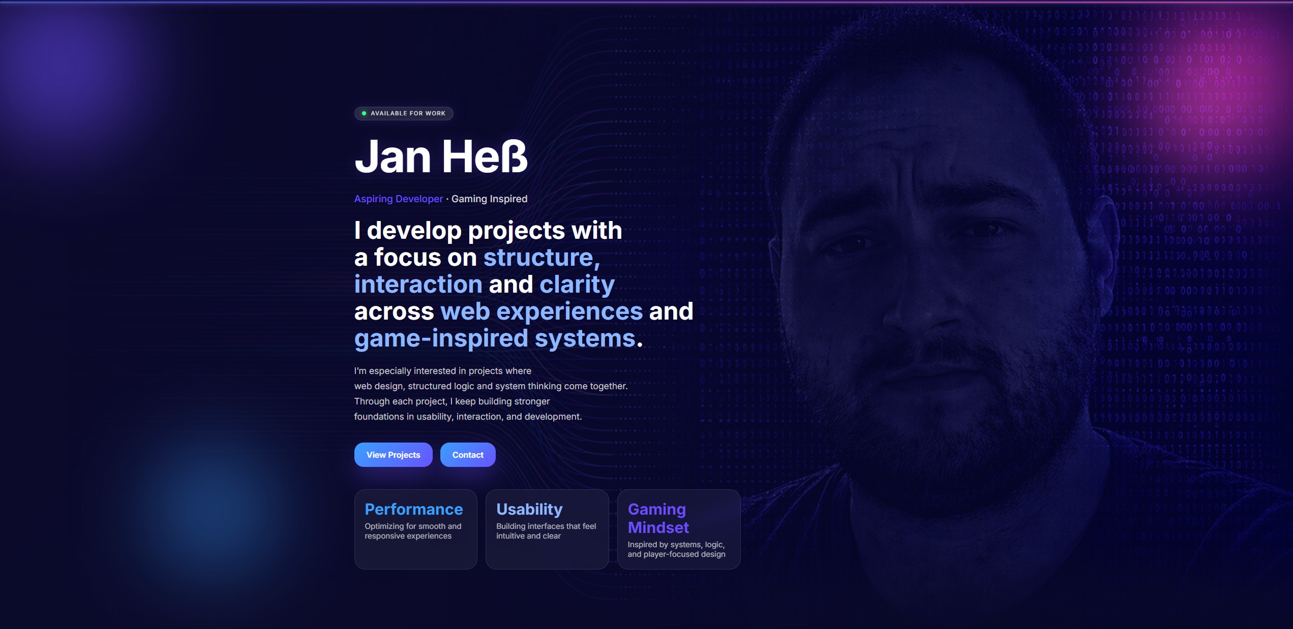 Portfolio Screenshot